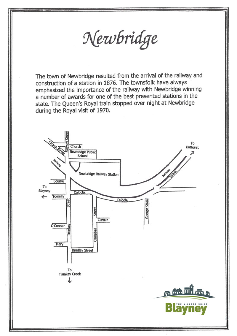 Newbridge Village Map Image