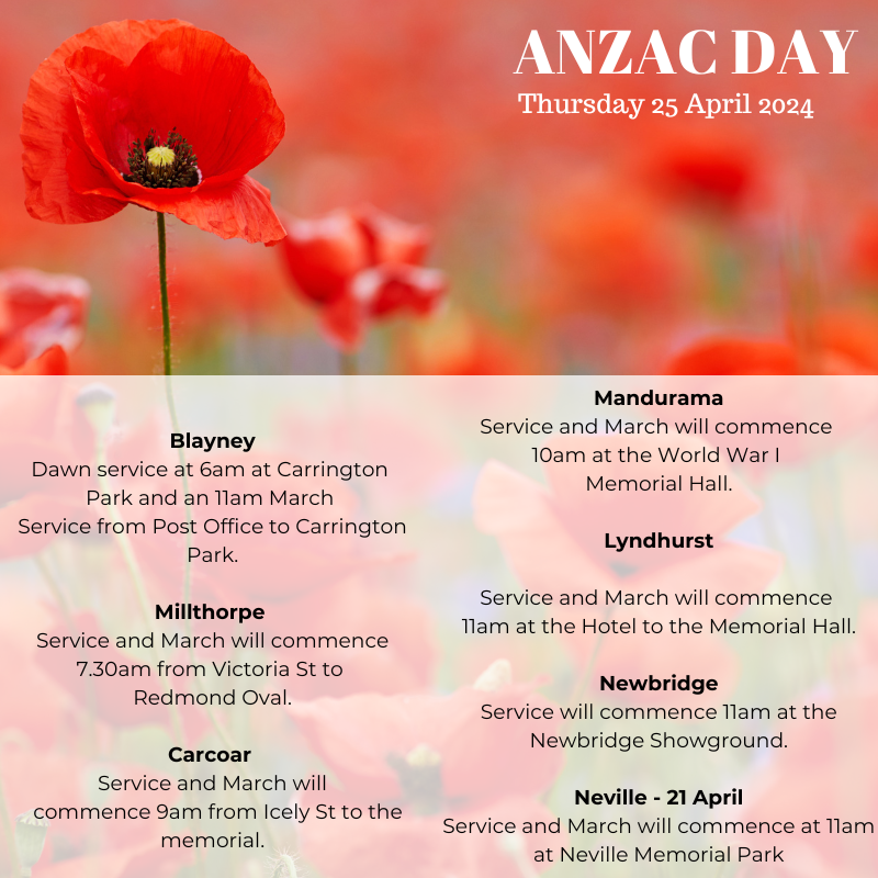 ANZAC DAY (with neville)